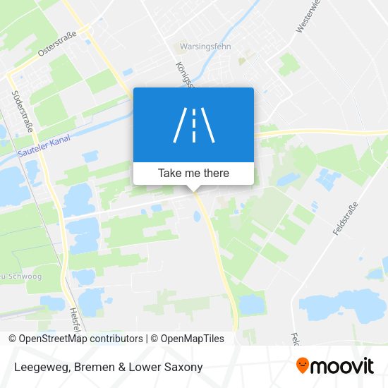 Leegeweg map