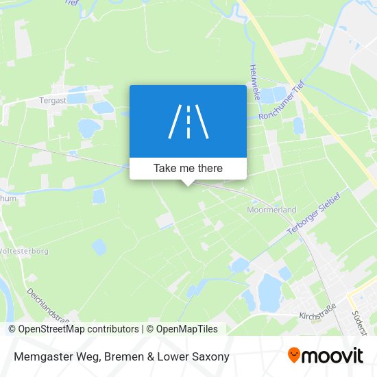 Memgaster Weg map
