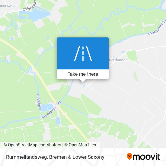 Rummellandsweg map