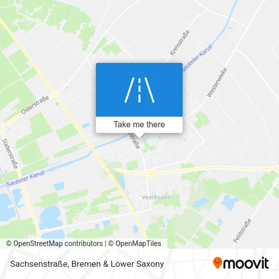 Карта Sachsenstraße