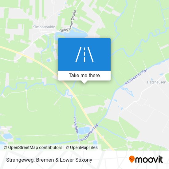 Strangeweg map