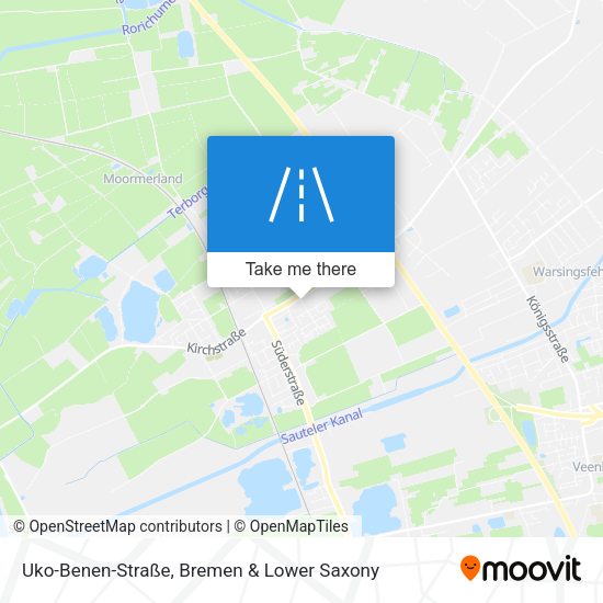 Uko-Benen-Straße map