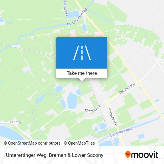Unterettinger Weg map