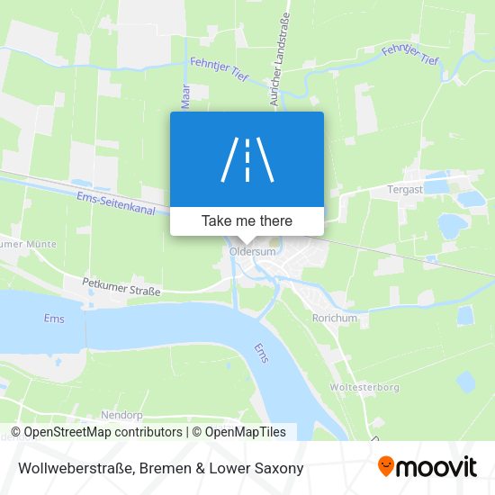 Wollweberstraße map