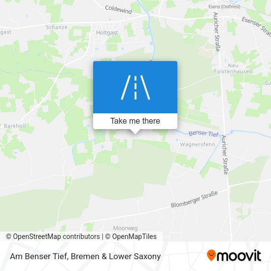 Am Benser Tief map