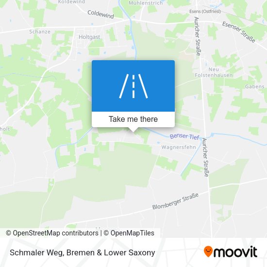 Schmaler Weg map