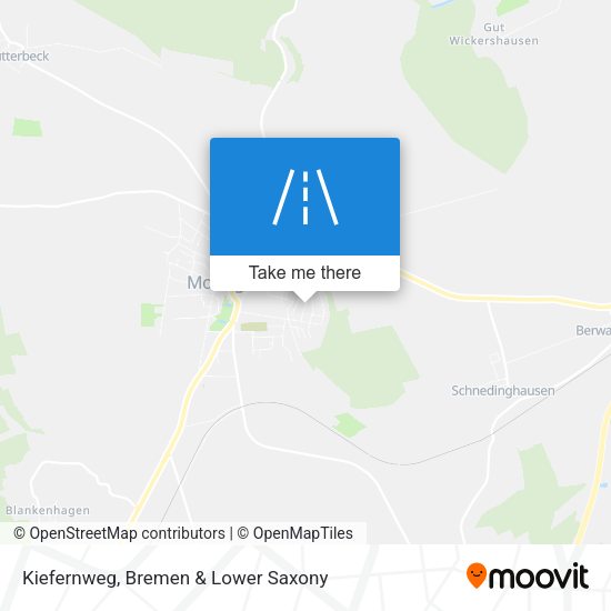 Kiefernweg map