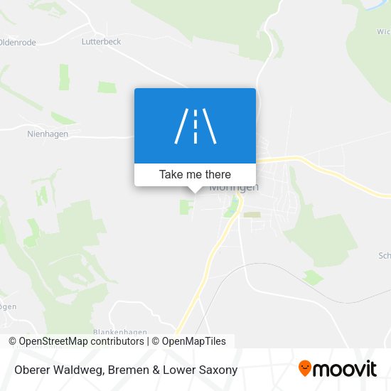 Oberer Waldweg map