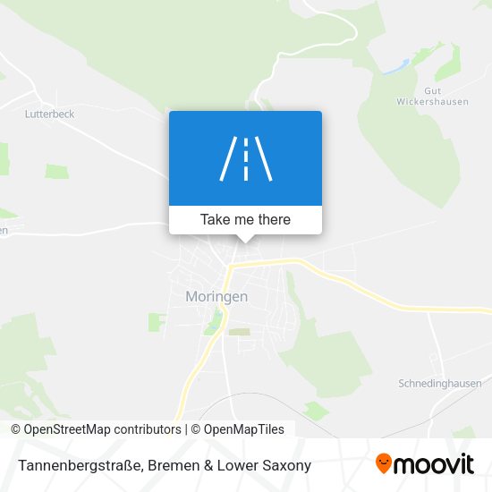 Tannenbergstraße map