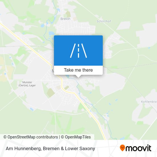Am Hunnenberg map