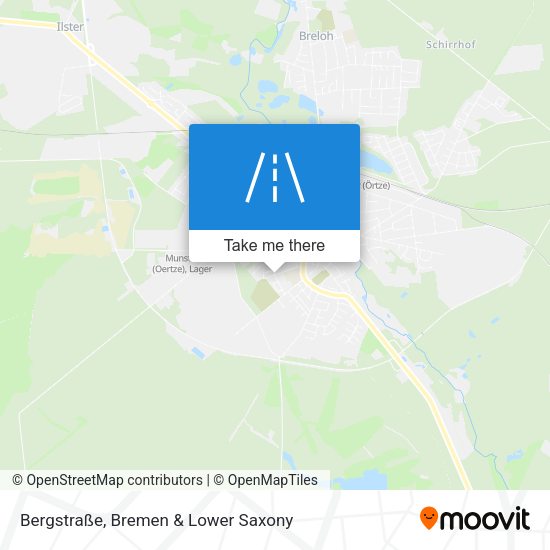 Bergstraße map