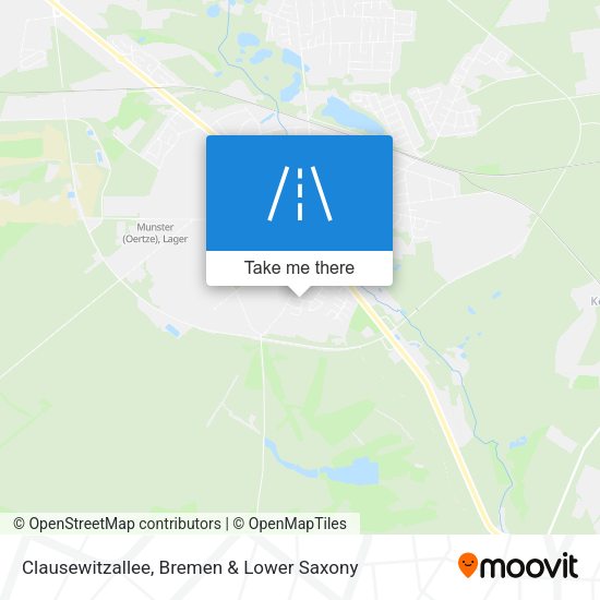 Clausewitzallee map