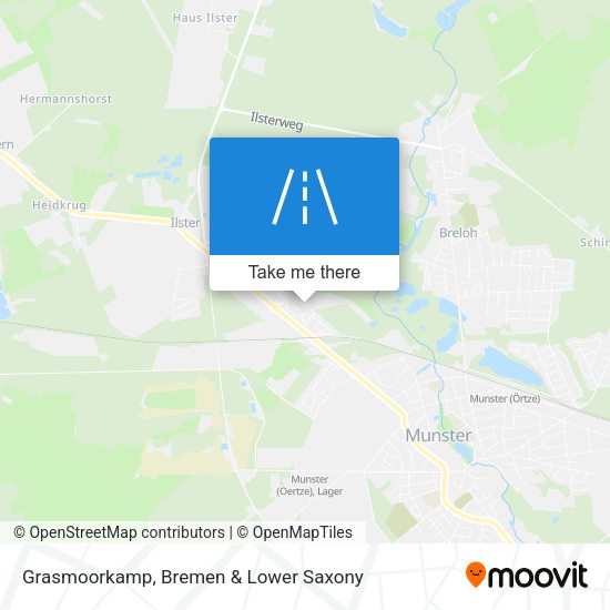 Grasmoorkamp map