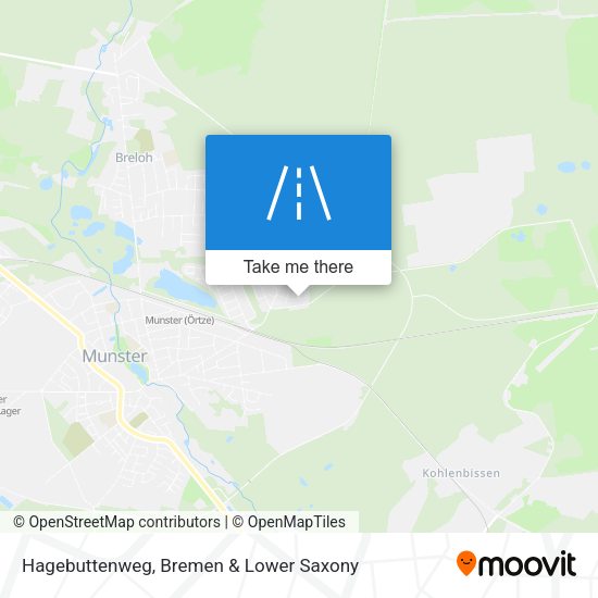 Hagebuttenweg map