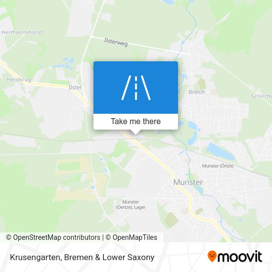 Krusengarten map