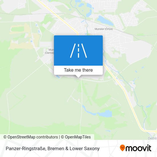 Panzer-Ringstraße map