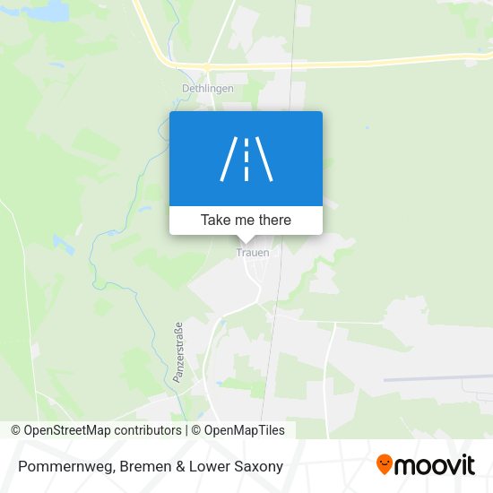 Pommernweg map