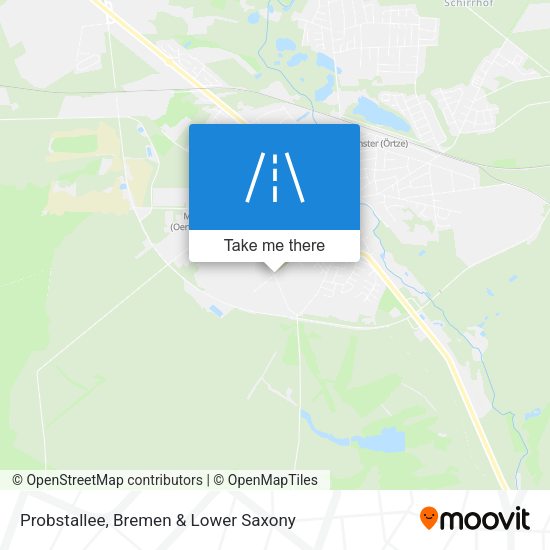Probstallee map