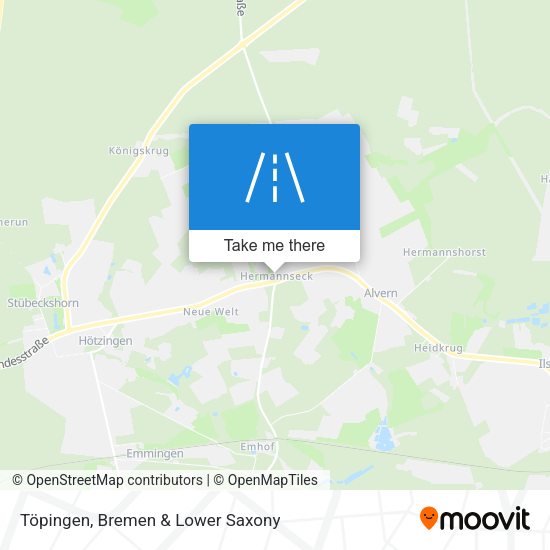 Töpingen map