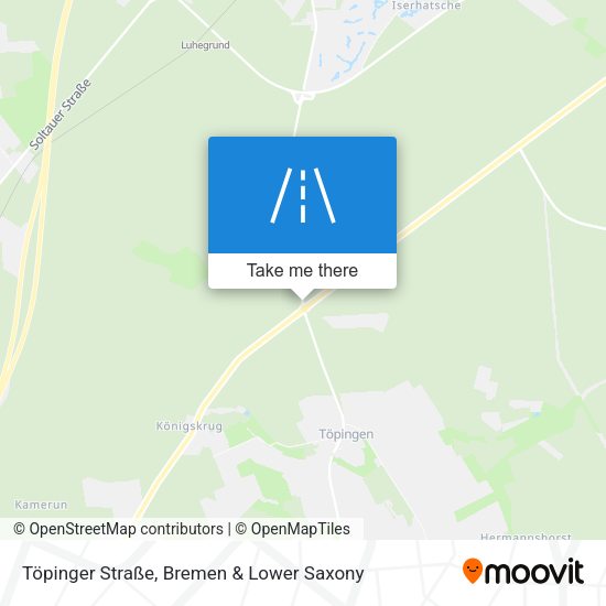 Töpinger Straße map