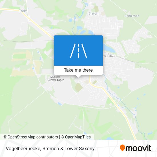 Vogelbeerhecke map