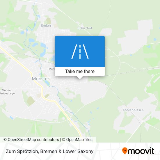 Zum Sprötzloh map