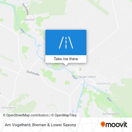 Am Vogelherd map
