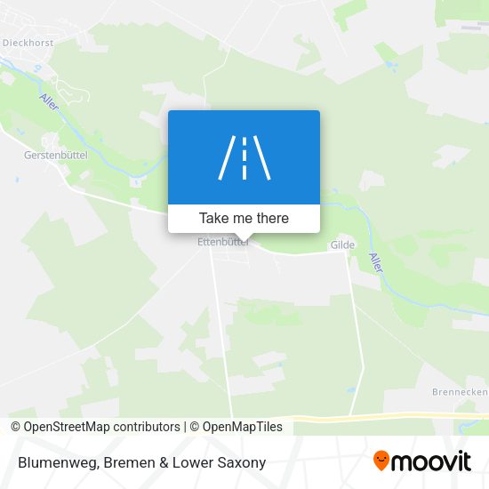 Blumenweg map
