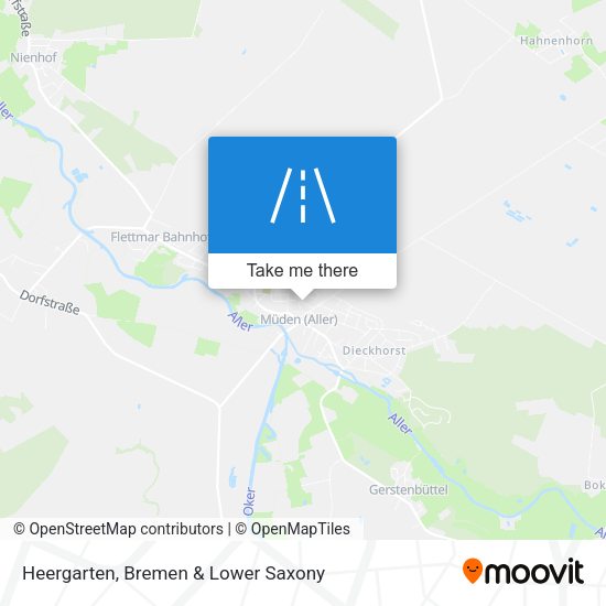 Heergarten map