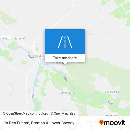 In Den Fuhren map