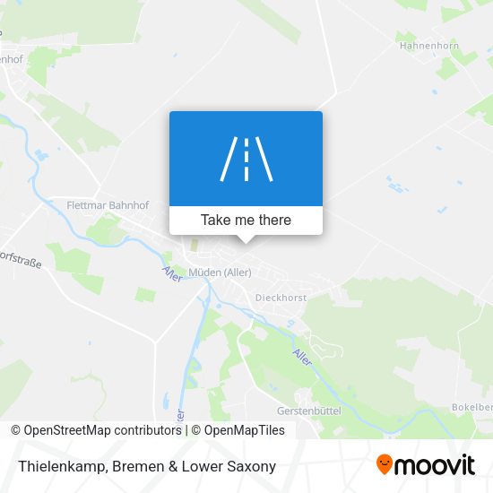 Thielenkamp map