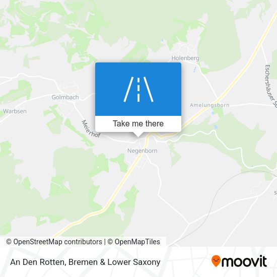 An Den Rotten map