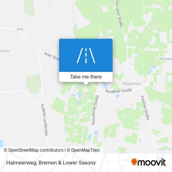 Halmeerweg map