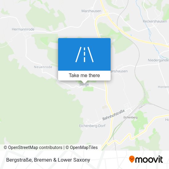 Bergstraße map
