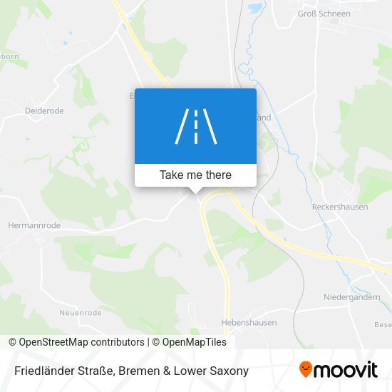 Friedländer Straße map