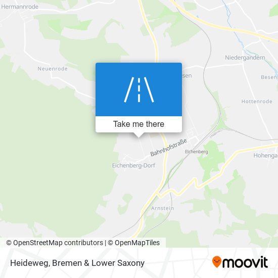 Heideweg map
