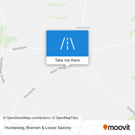 Huckeweg map