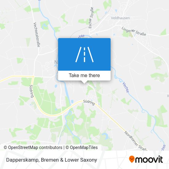 Dapperskamp map