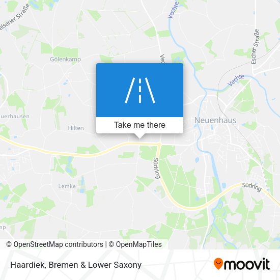 Haardiek map