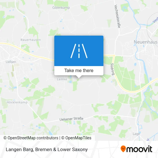 Карта Langen Barg