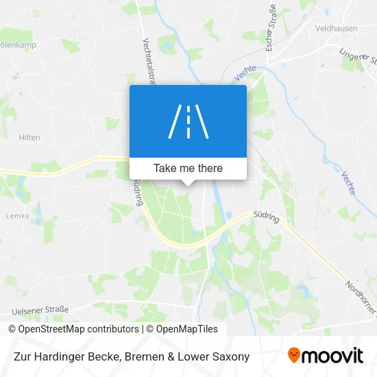 Карта Zur Hardinger Becke
