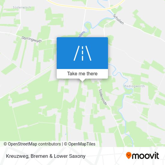 Kreuzweg map