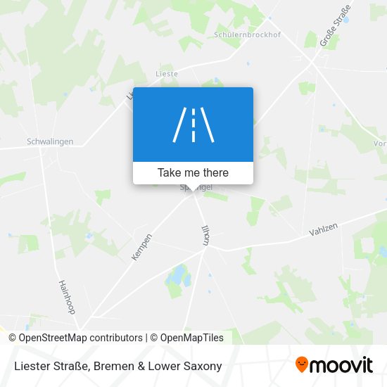 Liester Straße map
