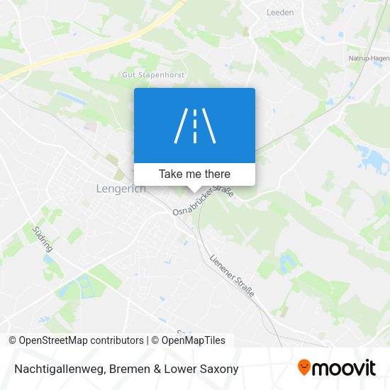 Nachtigallenweg map