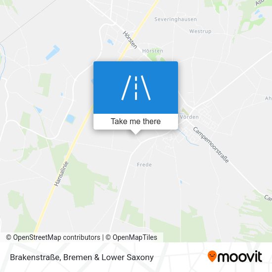Brakenstraße map