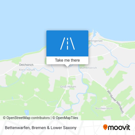 Bettenwarfen map