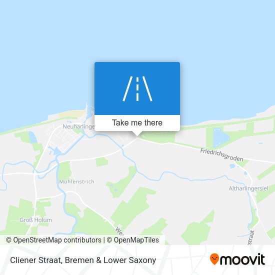 Cliener Straat map