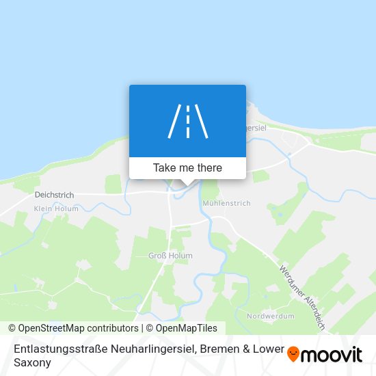 Entlastungsstraße Neuharlingersiel map