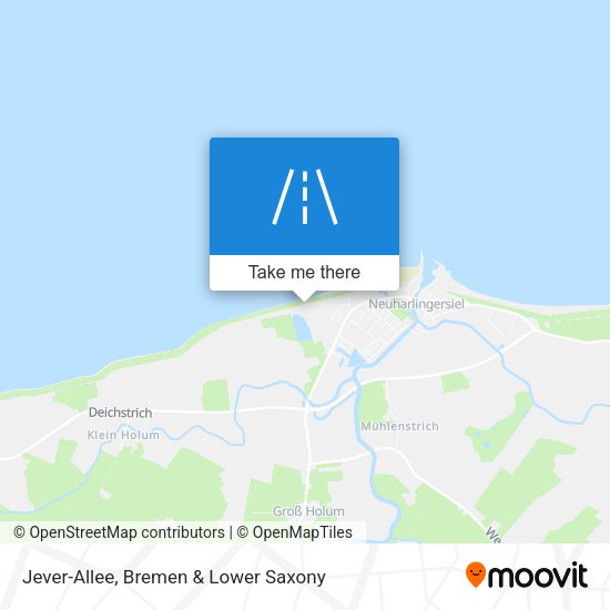 Jever-Allee map