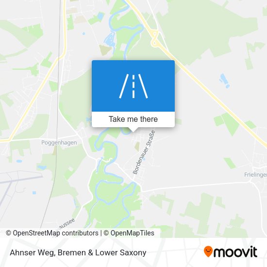 Ahnser Weg map
